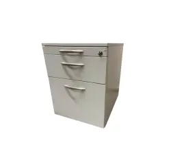 Caisson mobile blanc 2 Tiroirs+ Plumier RECEP 3 - Reconditionné