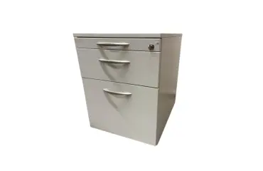 Caisson mobile blanc 2 Tiroirs+ Plumier RECEP 3 - Reconditionné