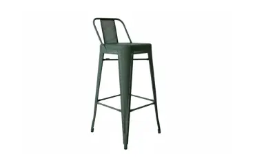 Tabouret haut vert Tolix PHILIPPE - Reconditionné