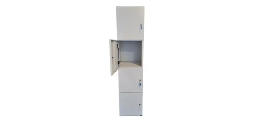 Casier individuel colonne 4x1 à clés PHILIPPE - Reconditionné