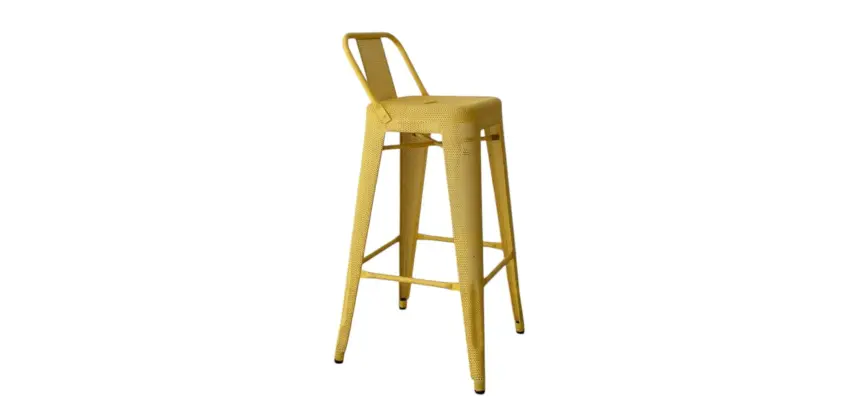 Tabouret haut jaune TOLIX PHILIPPE - Reconditionné