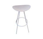 Tabouret haut blanc SHIRLEY - Reconditionné