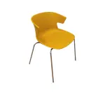 Chaise empilable CAMARGUE jaune - Reconditionné