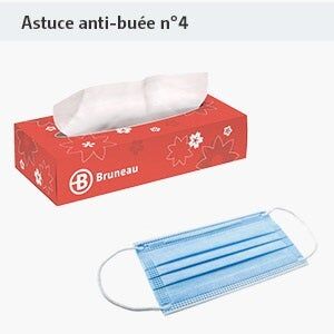 Masque de protection : éviter la buée sur les lunettes avec un mouchoir en papier