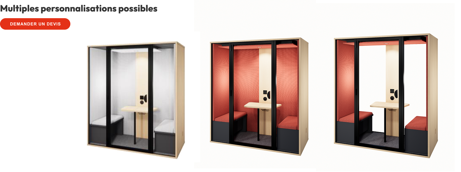 Multiples personnalisations possible Essentielle M