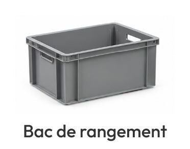 Bac de rangement classique