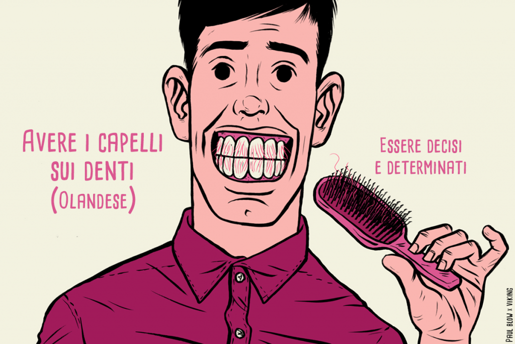 Avere i capelli sui denti