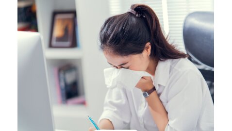 Come non prendere l'influenza in ufficio