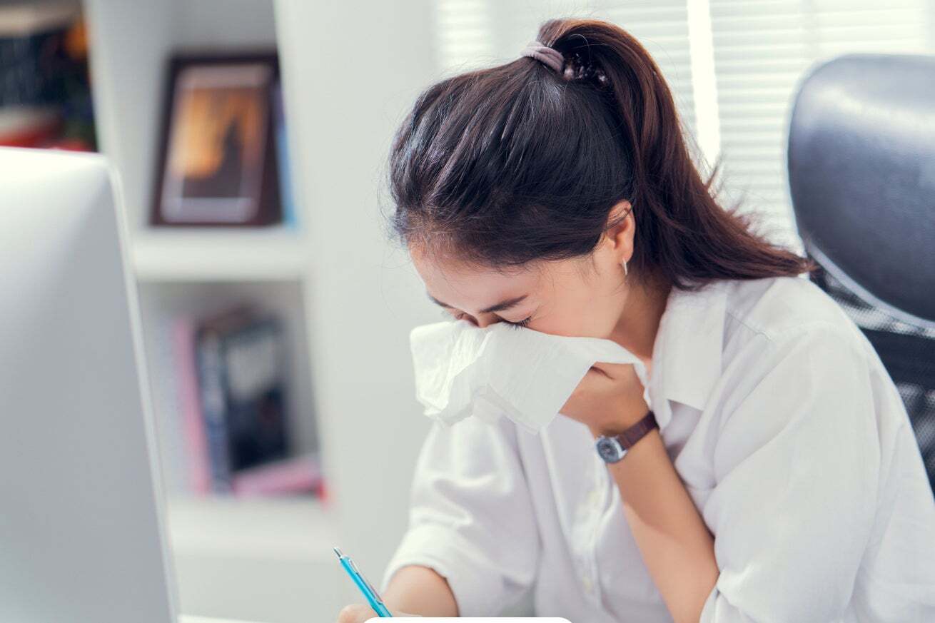 Come non prendere l'influenza in ufficio