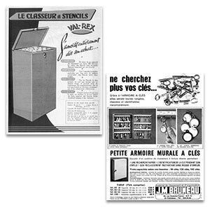 Le classeur à stencils, le produit phare qui a lancé la société Bruneau !