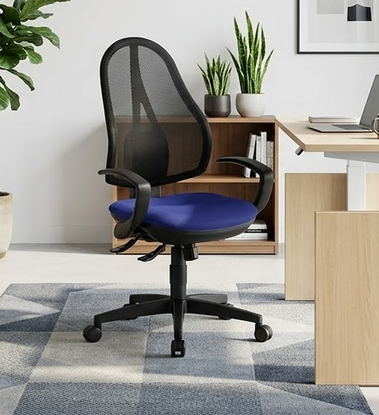 Ambiance chaise Holly synchrone dans un bureau individuel