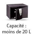 petit coffre-fort moins de 20 litres