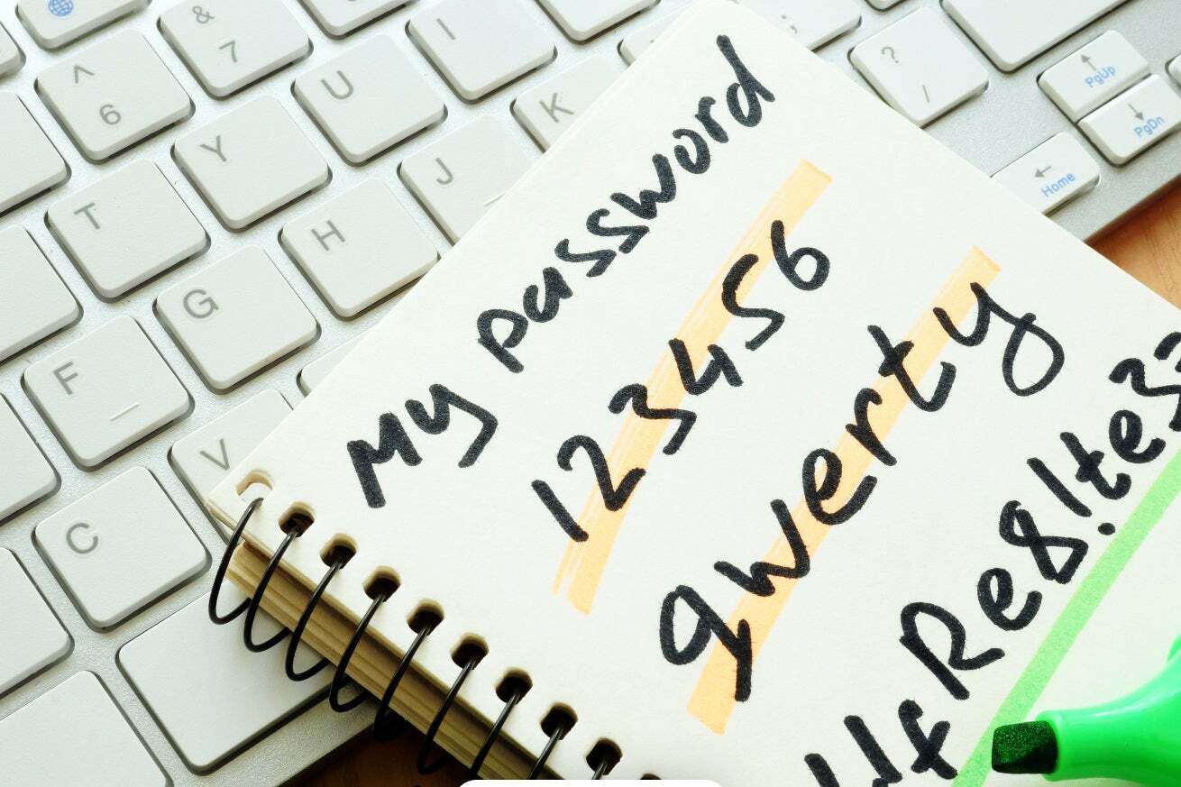 Le password da non usare mai