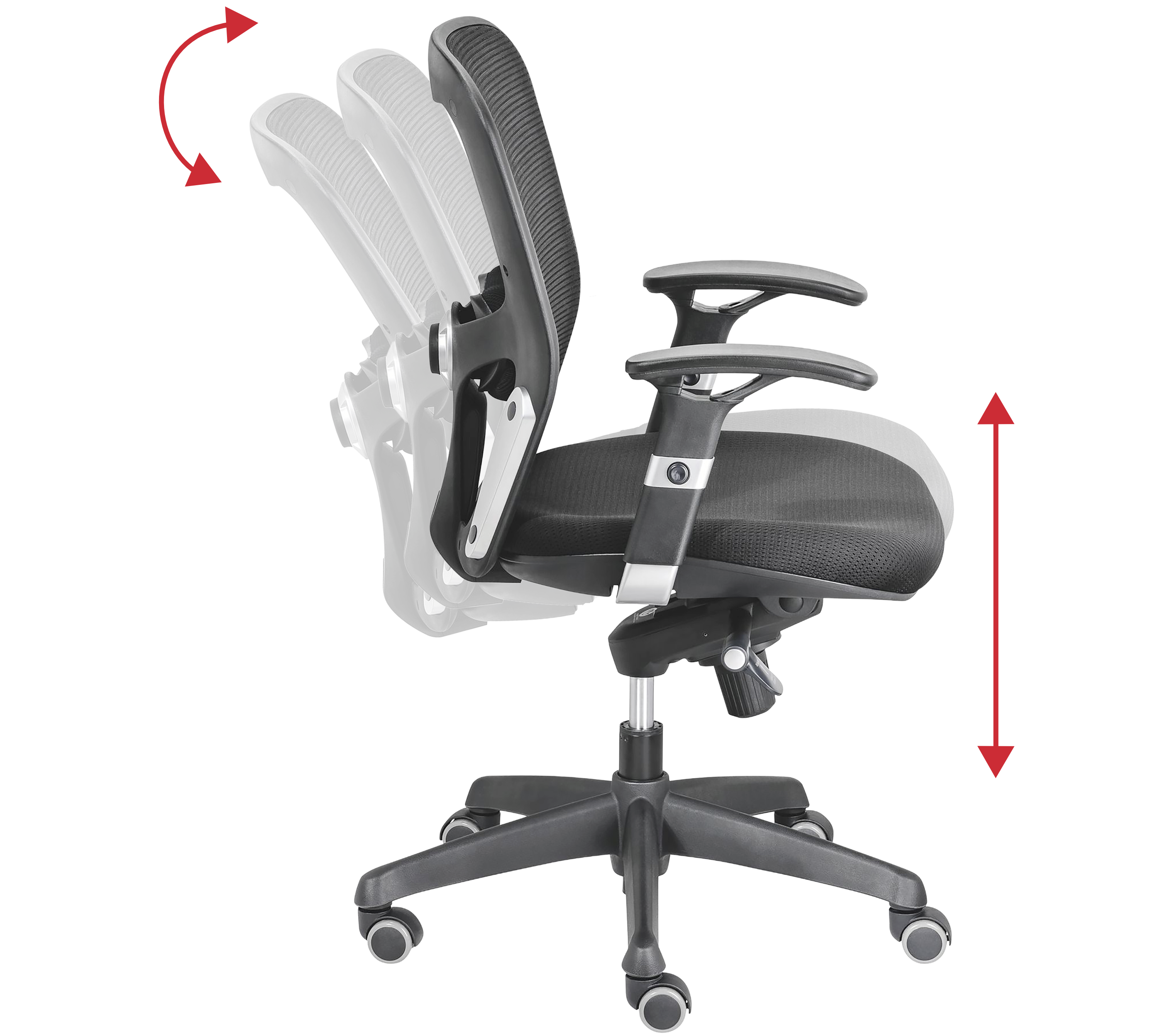 Schéma mécanisme chaise de bureau Anzio