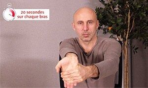 Étirement des biceps