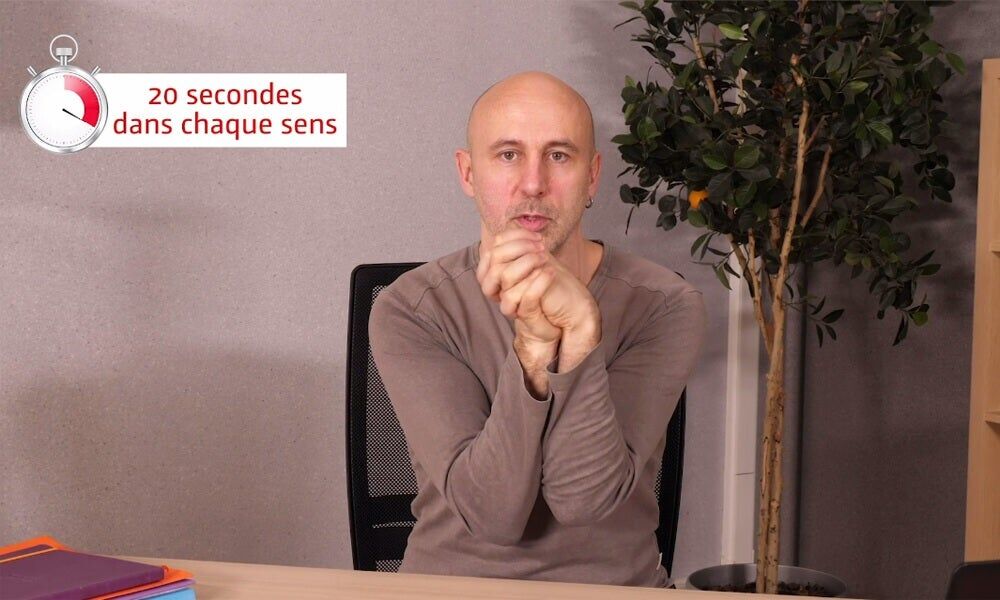 étirements des poignets