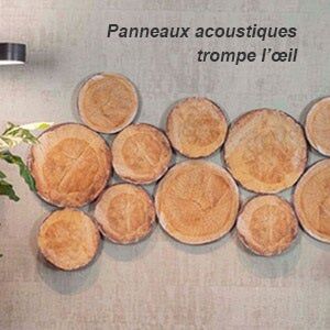 Panneaux muraux acoustiques design pour réduction bruit
