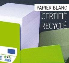 Zoom sur le papier recyclé