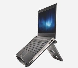 Support ergonomique pour surélever l'ordinateur portable