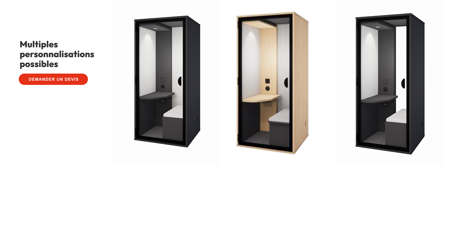 Multiples personnalisations possibles