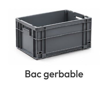 Bac gerbable