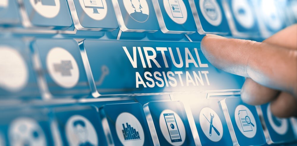 scritta virtual assistant