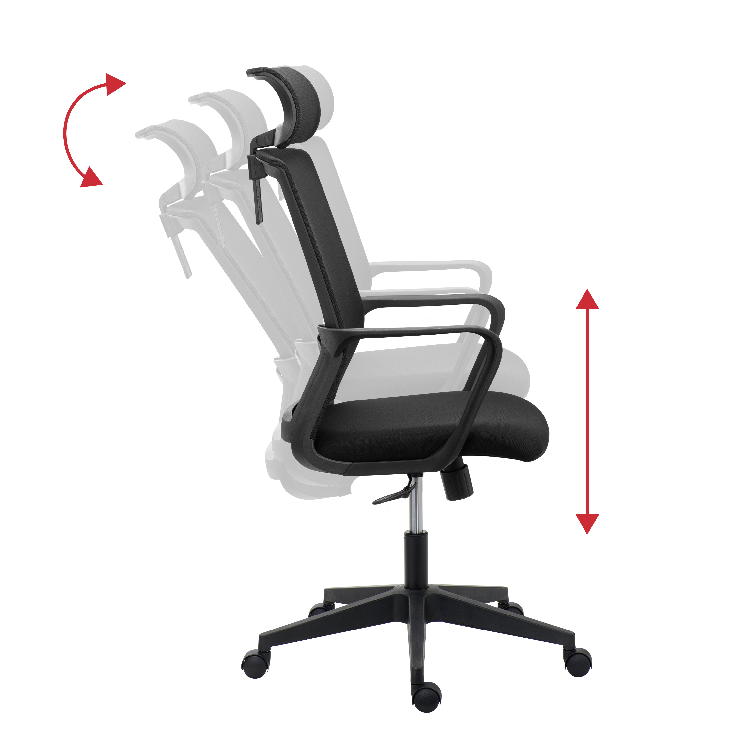 Mécanisme basculant centré de la chaise de bureau Spritz