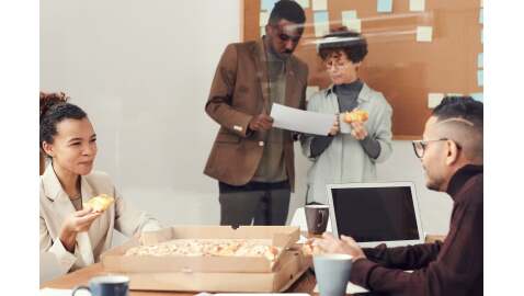 La pausa pranzo in ufficio dopo il Coronavirus