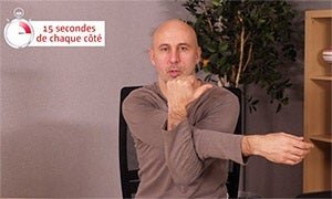 étirements épaules et trapèzes