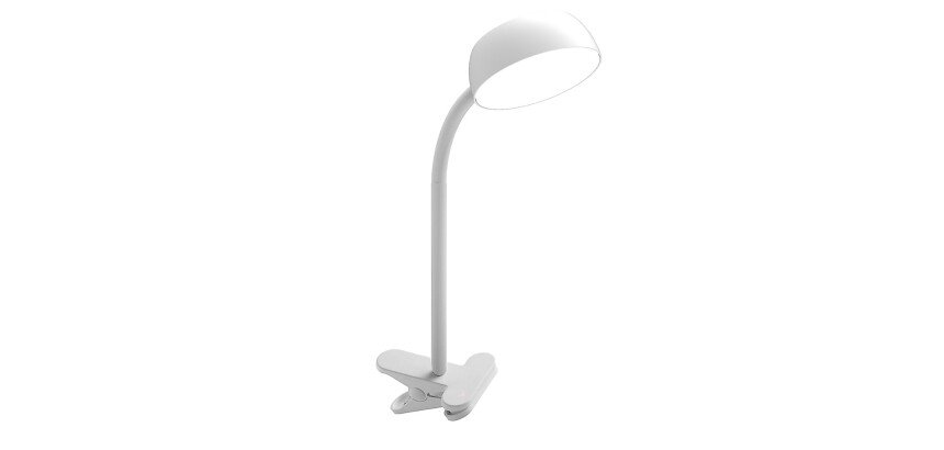 Lampe samy unilux clipsable led prise europe blanche