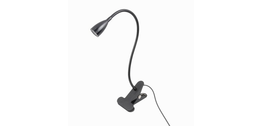 Lampe snoke unilux led noire