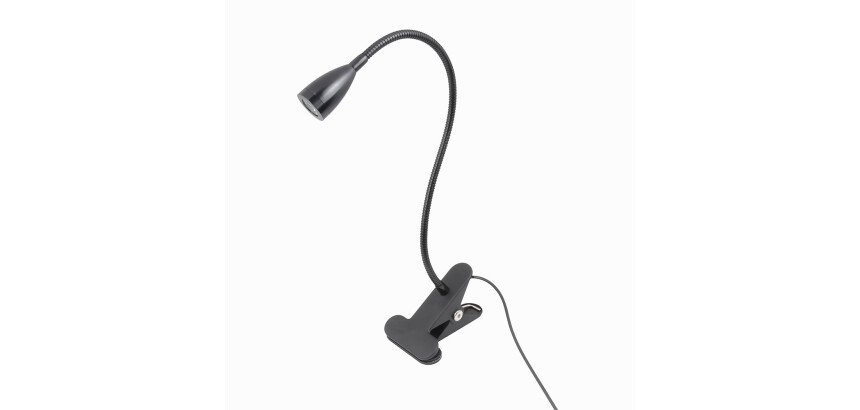 Lampe snoke unilux led noire