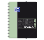 Nomadbook Oxford Pastel Etudiant Integrale 4 Trous 240X310 160P Optik P. Seyes+Tag Polypro Assorti