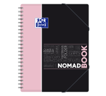 Nomadbook Oxford Pastel Etudiant Integrale 4 Trous 240X310 160P Optik P. Seyes+Tag Polypro Assorti