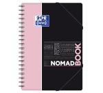 Nomadbook Oxford Pastel Etudiant Integrale 195X285 160P Optik P. Seyes+Tag Polypro Assorti