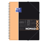 Nomadbook Oxford Pastel Etudiant Integrale 4 Trous 240X310 160P Optik P. Q5/5+Tag Polypro Assorti