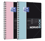 Nomadbook Oxford Pastel Etudiant Integrale 195X285 160P Optik P. Seyes+Tag Polypro Assorti