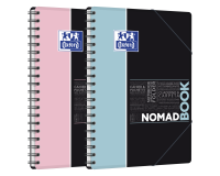 Nomadbook Oxford Pastel Etudiant Integrale 195X285 160P Optik P. Seyes+Tag Polypro Assorti
