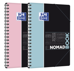 Nomadbook Oxford Pastel Etudiant Integrale 195X285 160P Optik P. Seyes+Tag Polypro Assorti