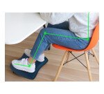 Repose pied chrisalis unilux bleu