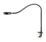 Lampe led flexiled pince prise unilux noir