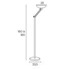 Lampadaire à LED DELY 2.0 ARTICULATED