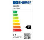 Lampe led flexiled pince prise unilux noir