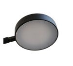 Lampe led flexiled pince prise unilux noir