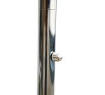 Lampadaire dely 2.0 led unilux prise europe chrome