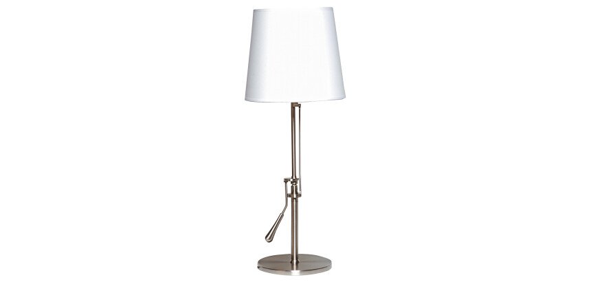 Lampe inclinéa unilux métal brossé
