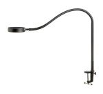 Lampe led flexiled pince prise unilux noir