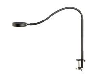 Lampe led flexiled pince prise unilux noir