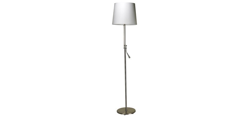 Lampadaire inclinéa unilux blanc