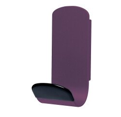 Patere magnetique steely blanc violet lilas